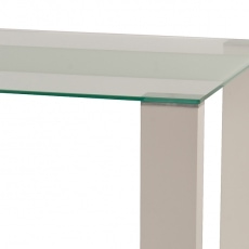 2. akosť Jedálenský stôl sklenený Emma, 150 cm  - 4