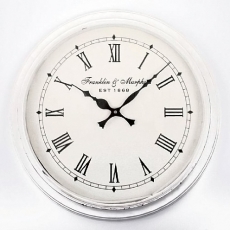 2. akosť Nástenné hodiny Franklin, 36 cm biela - 1