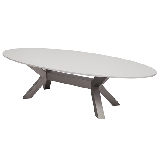 2. jakost Konferenční stolek Carola, 160 cm, bílá - 1