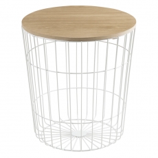 2. jakost Konferenční stolek Pavola, 43 cm, bílá - 1