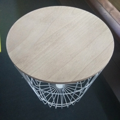 2. jakost Konferenční stolek Pavola, 43 cm, bílá