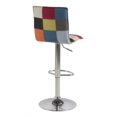 Barová stolička Alena, patchwork - 3