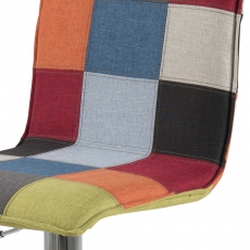 Barová stolička Alena, patchwork - 4