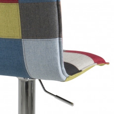 Barová stolička Alena, patchwork - 5