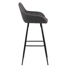 Barová stolička Disca (Súprava 2 ks), holubičia sivá - 3