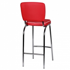 Barová stolička Elvis, červená - 5
