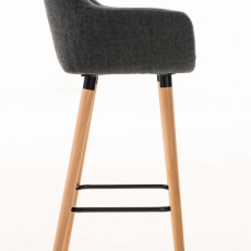 Barová stolička Grane (Súprava 2 ks), tmavosivá - 2