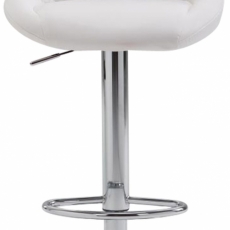 Barová stolička Lazo (SET 2 ks), biela - 1