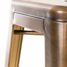 Barová stolička Lisa (SET 4 ks), zlatá - 3