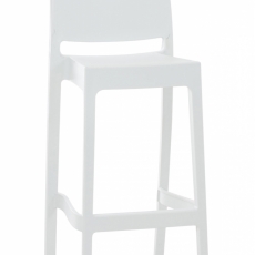 Barová stolička May, biela - 1