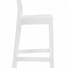 Barová stolička May, biela - 3