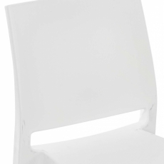Barová stolička May, biela - 4
