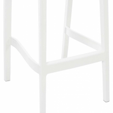 Barová stolička May, biela - 6