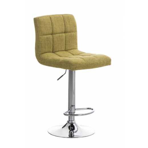 Barová stolička Peru, textil, svetlo zelená - 1