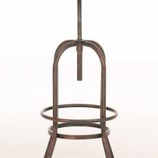 Barová stolička s bronzovou podnožou Rodney - 2