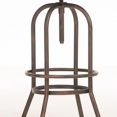 Barová stolička s bronzovou podnožou Rodney - 3