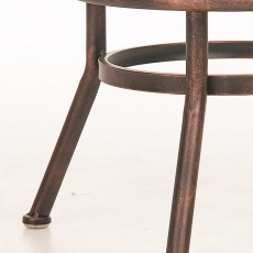 Barová stolička s bronzovou podnožou Rodney - 7
