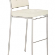 Barová stolička s nerezovou podnožou Fellow - 1
