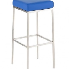 Barová stolička s nerezovou podnožou Frankie - 1