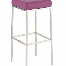 Barová stolička s nerezovou podnožou Frankie - 7