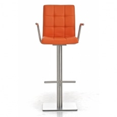 Barová stolička s nerezovou podnožou Indigo - 5