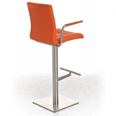 Barová stolička s nerezovou podnožou Indigo - 6