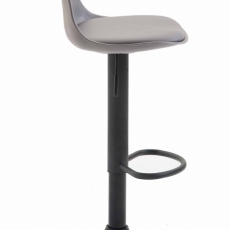Barová židle Adel, šedá / černá - 3