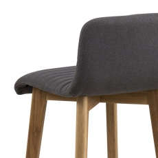Barová židle Areta (SET 2 ks), antracit - 7