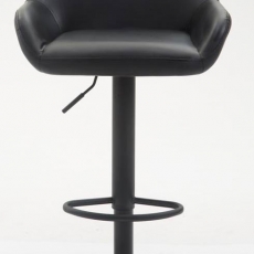 Barová židle Brag (SET 2 ks), syntetická kůže, černá - 2