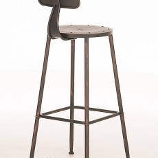 Barová židle bronzová Orleans - 4