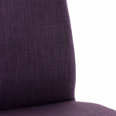 Barová židle Cadiz, textil, ocel / fialová - 5
