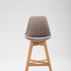 Barová židle Cane (SET 2 ks), béžová - 2