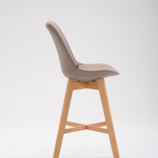 Barová židle Cane (SET 2 ks), béžová - 3