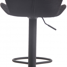 Barová židle Cork, textil, černá / černá - 5