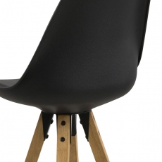 Barová židle Damian (SET 2 ks), černá - 8