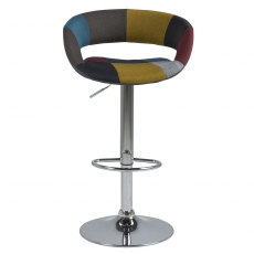 Barová židle Garry (SET 2 ks), patchwork - 2