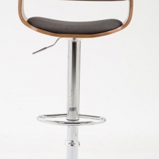 Barová židle Gota textil, ořech - 6
