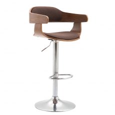Barová židle Gota textil, ořech - 2