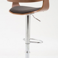 Barová židle Gota textil, ořech - 7