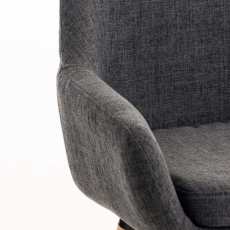 Barová židle Grane (SET 2 ks), tmavě šedá - 4