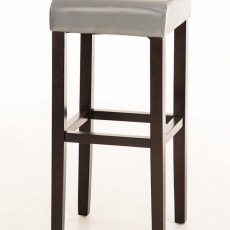 Barová židle Jully (SET 2 ks), cappuccino podnož - 6