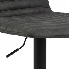 Barová židle Kimmy (SET 2 ks), antracitová - 2