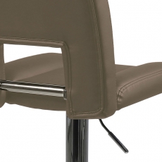 Barová židle Larry (SET 2 ks), cappucino - 10