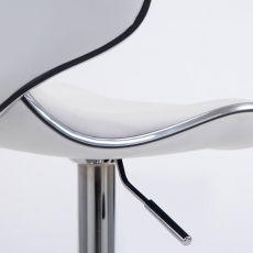 Barová židle Lisa (SET 2 ks), bílá - 4