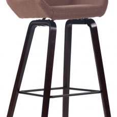 Barová židle Newnan, ořech / hnědá - 1