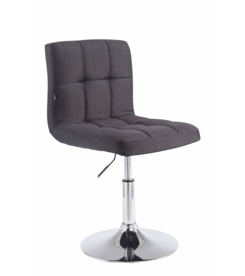 Barová židle Palma, textil, černá