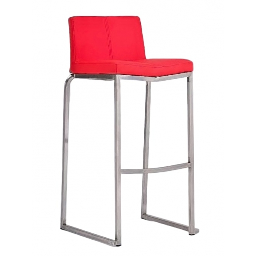 Barová židle s nerezovou podnoží Blank (SET 2 ks) - 1