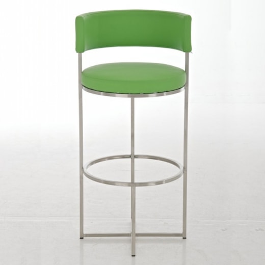 Barová židle s nerezovou podnoží Lenny - 1