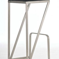 Barová židle s nerezovou podnoží Wage - 6
