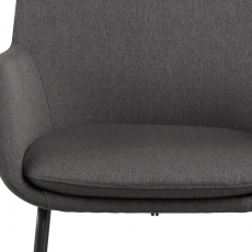 Barová židle Sarah (SET 2 ks), tmavě šedá - 5